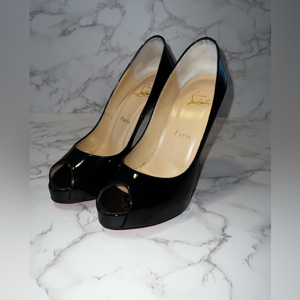 Christian Louboutin Prive Peep Toe